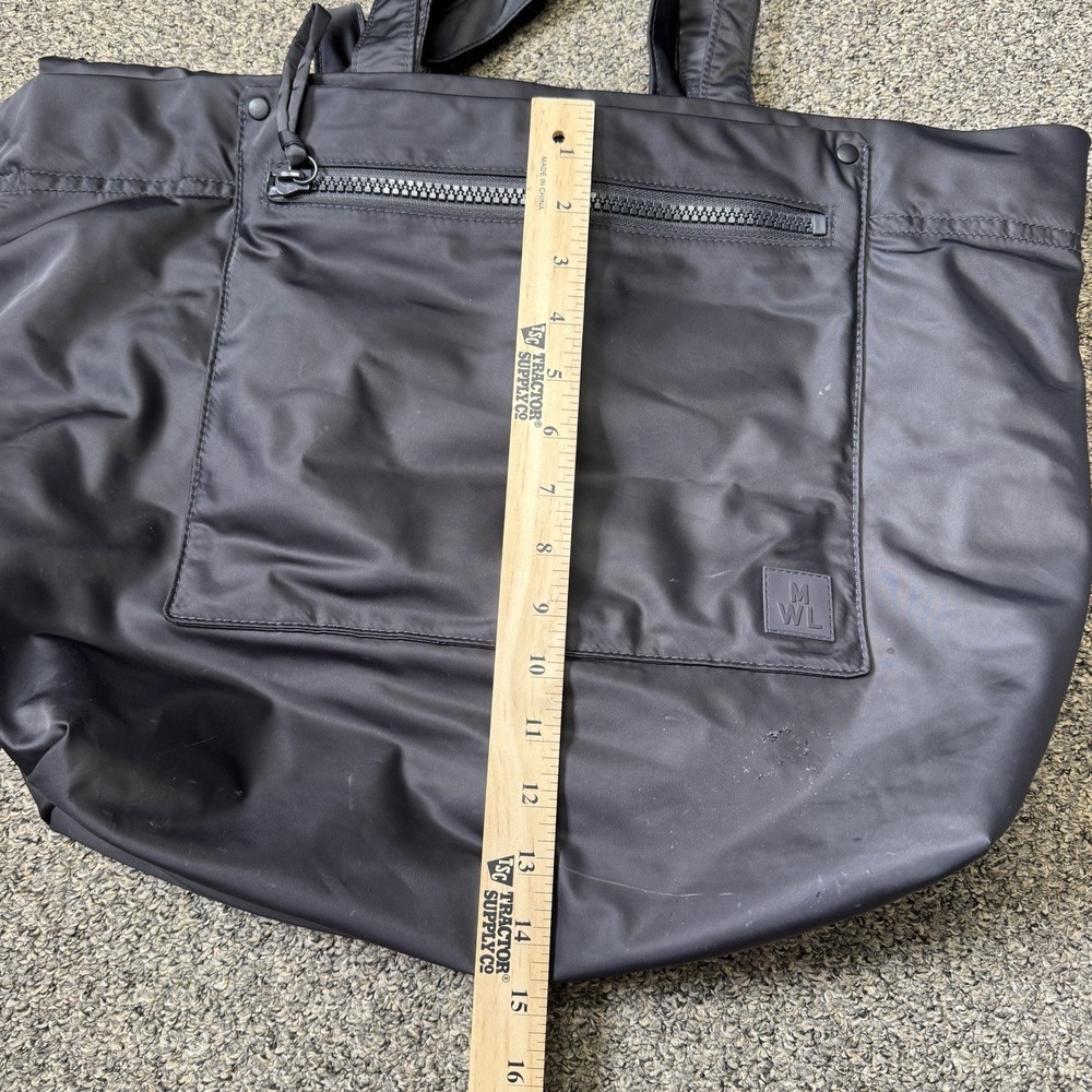 Madewell The MWL Resourced Tote Bag Black Shoulder Weekender Poly - Picture 9 of 9